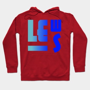 Lewis, name, typography Hoodie